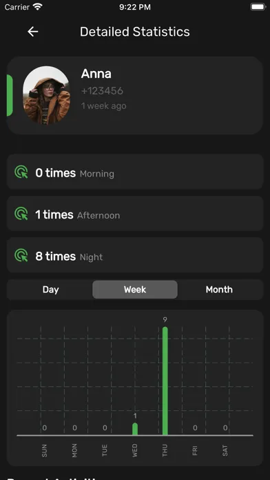Zrzuty ekranu Zetlog: Online Tracker