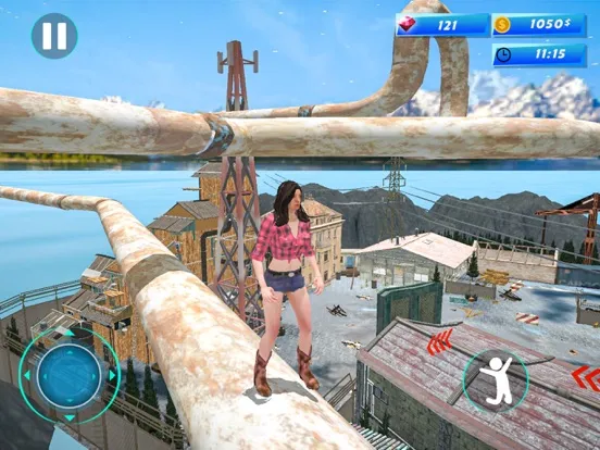 تصاویر Jump Up Parkour Survival Game iPad 