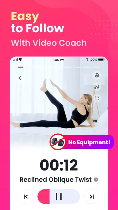 Screenshot di EasyFit: Home Workout, Pilates