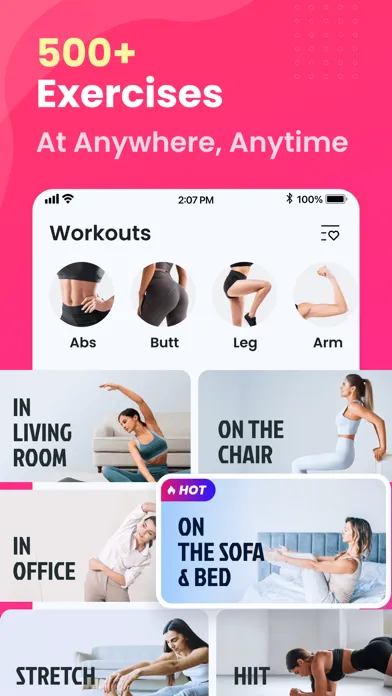 Screenshot di EasyFit: Home Workout, Pilates