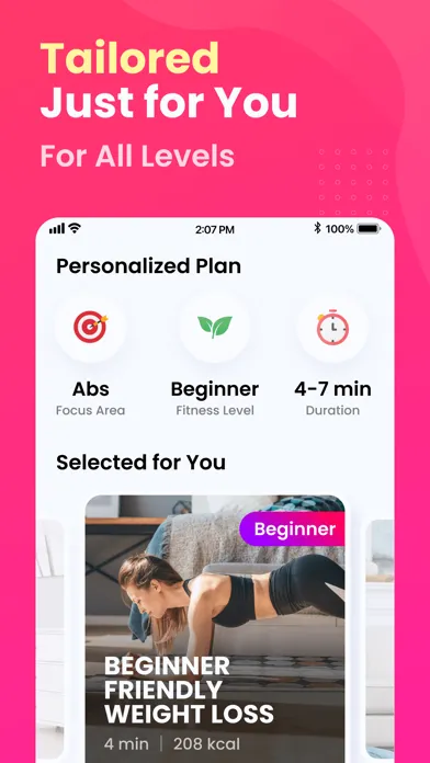 Screenshot di EasyFit: Home Workout, Pilates