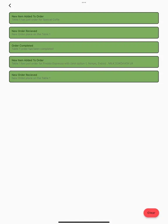 OnlyFood - Waiter App iPad 应用截图