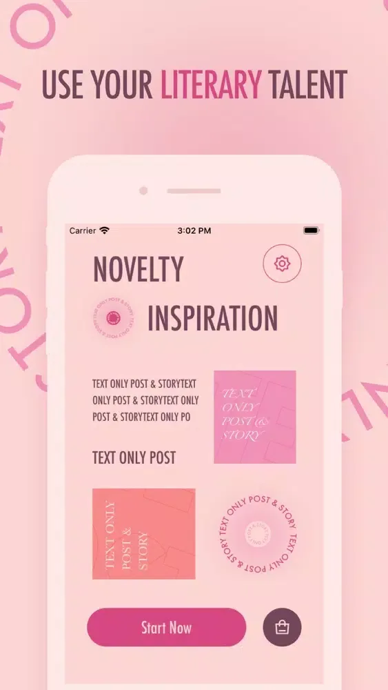 Text Only - Unique Art Type سکرین شاٹس