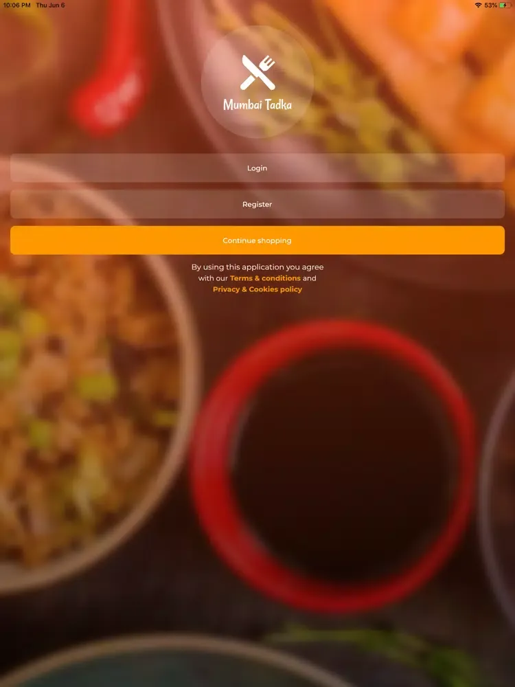 Скриншоты Mumbai Tadka Takeaway iPad 