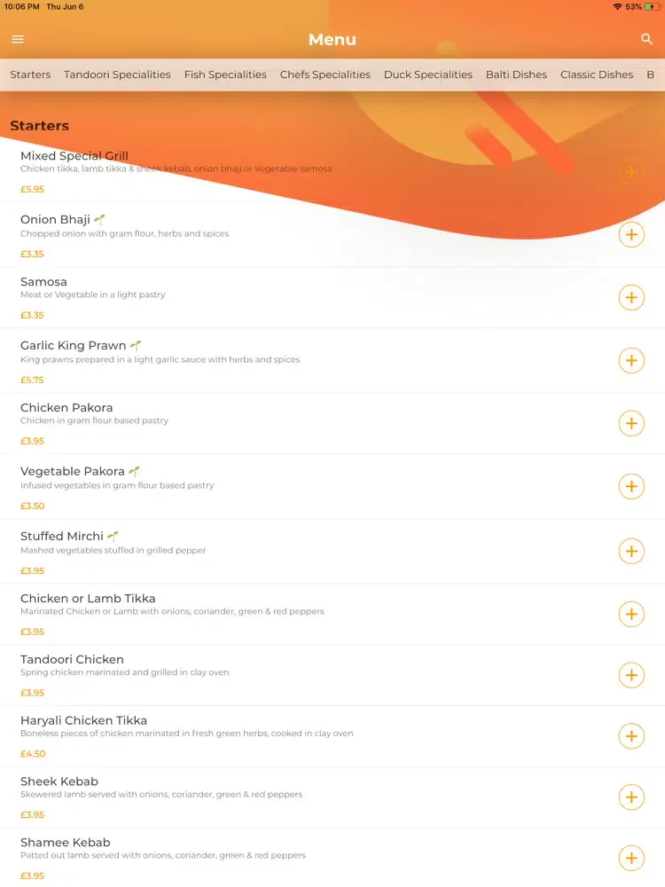 Скриншоты Mumbai Tadka Takeaway iPad 