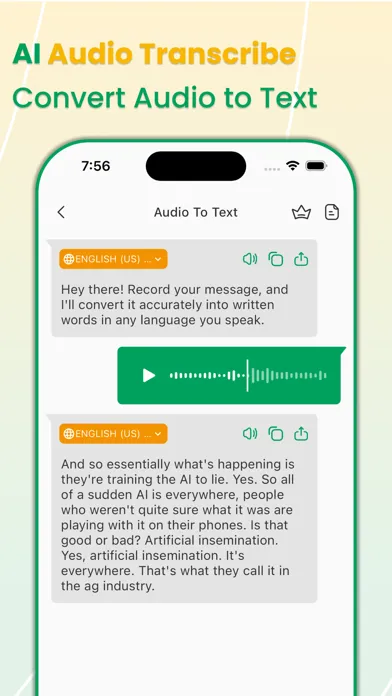 Zrzuty ekranu AI Learn Fluent Talks | OnMind