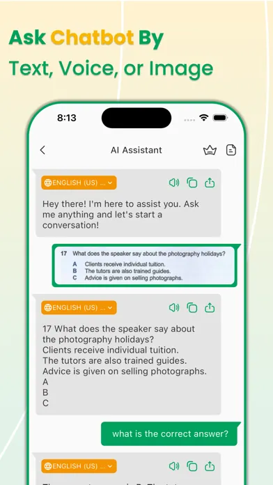 Zrzuty ekranu AI Learn Fluent Talks | OnMind