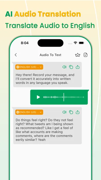Zrzuty ekranu AI Learn Fluent Talks | OnMind