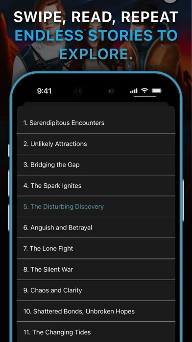 Capturas de tela do Onmistory: Romance Novels