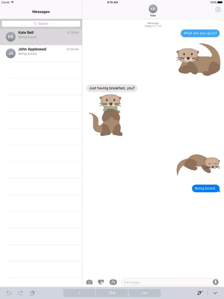 Adorable Otter iPad  स्क्रीनशॉट