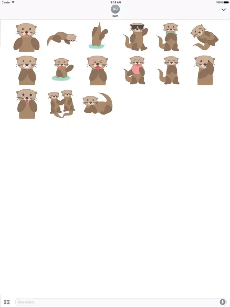 Adorable Otter iPad  स्क्रीनशॉट