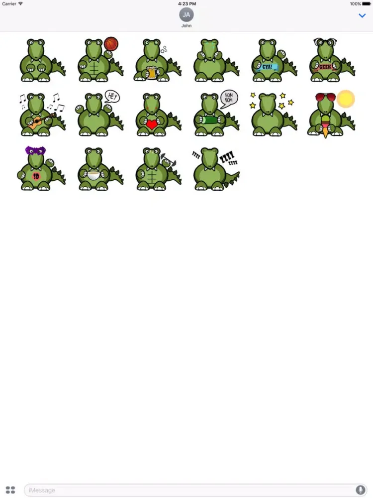 Ảnh chụp màn hình của DinoPet iPad 