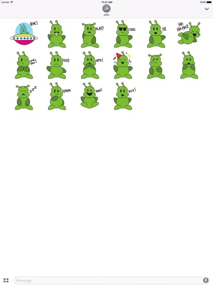 Green Aliens iPad 应用截图