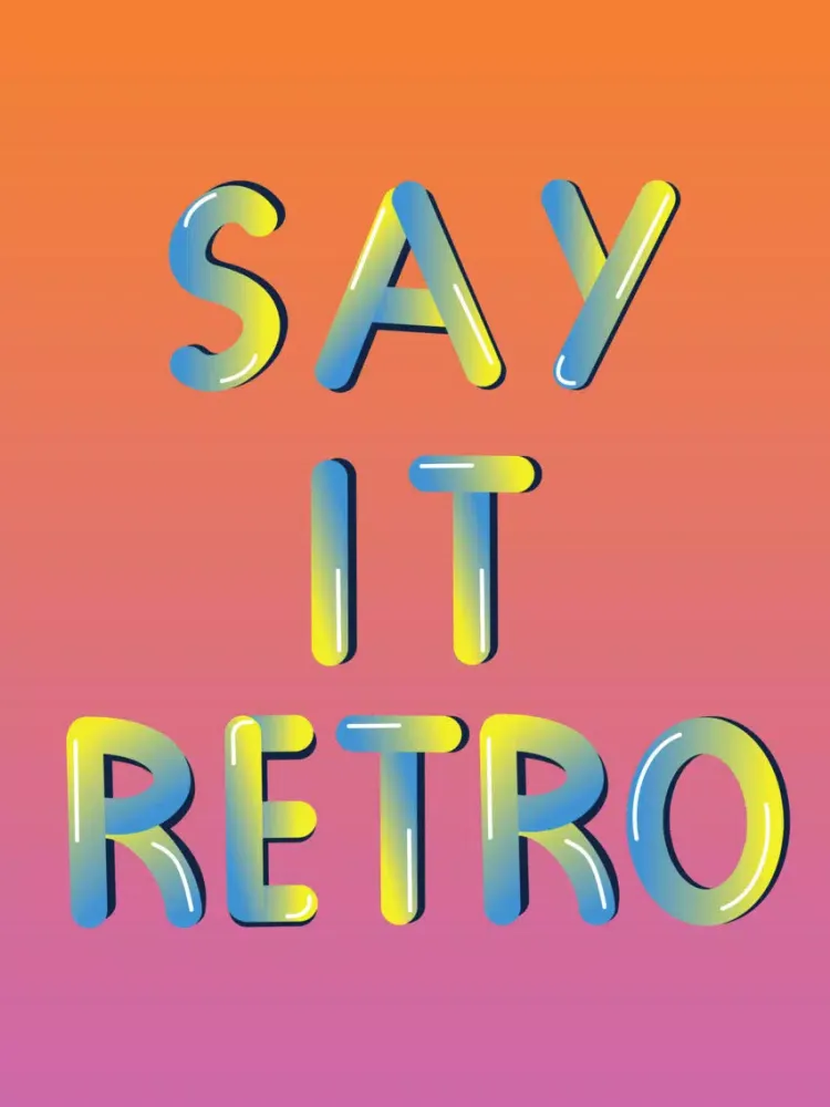 تصاویر Say It Retro iPad 