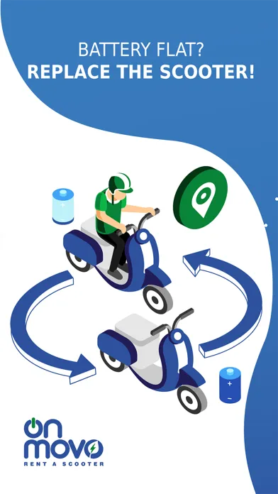 Capturas de pantalla de OnMovo Scooter Rental