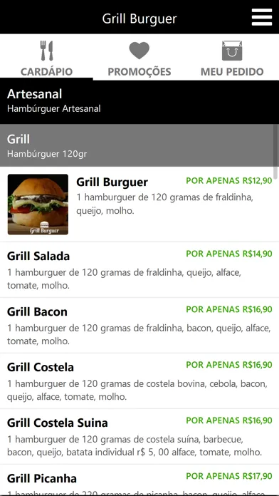 ภาพหน้าจอของ Grill Burguer
