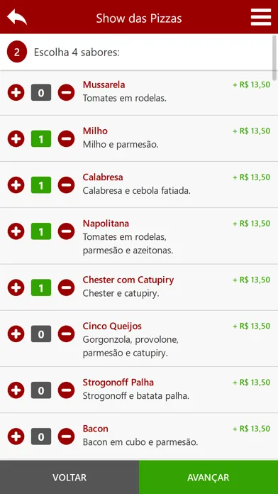 Ảnh chụp màn hình của Show das Pizzas.