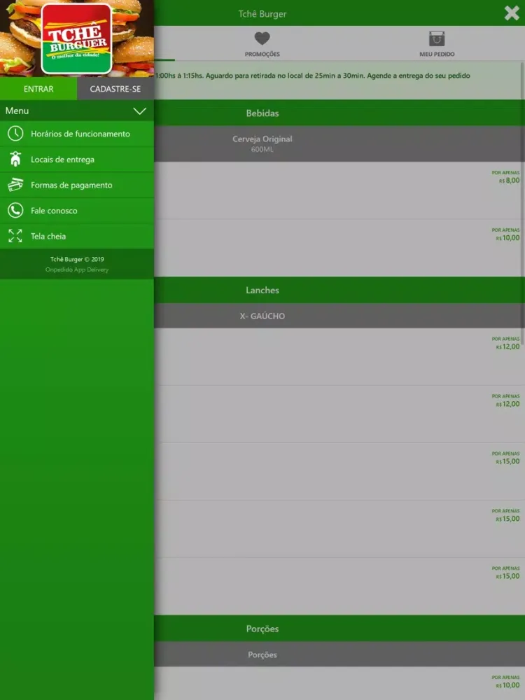 Tchê Burguer iPad  سکرین شاٹس