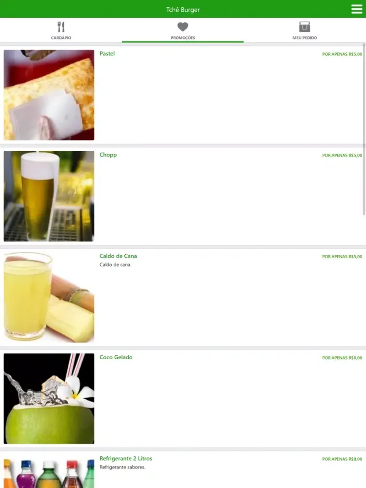 Tchê Burguer iPad  سکرین شاٹس