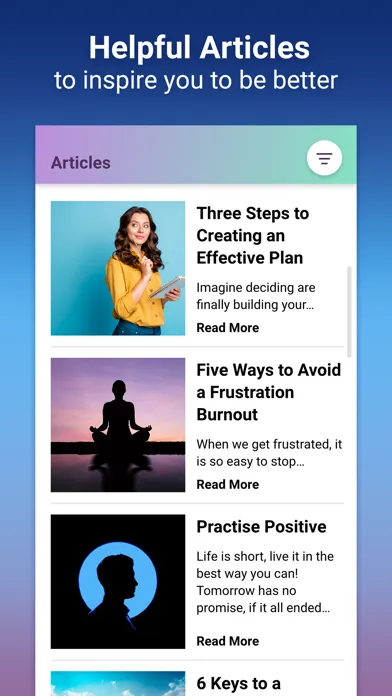 Me: Motivation & Wellness سکرین شاٹس