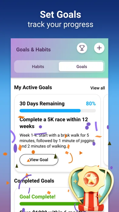 Me: Motivation & Wellness سکرین شاٹس