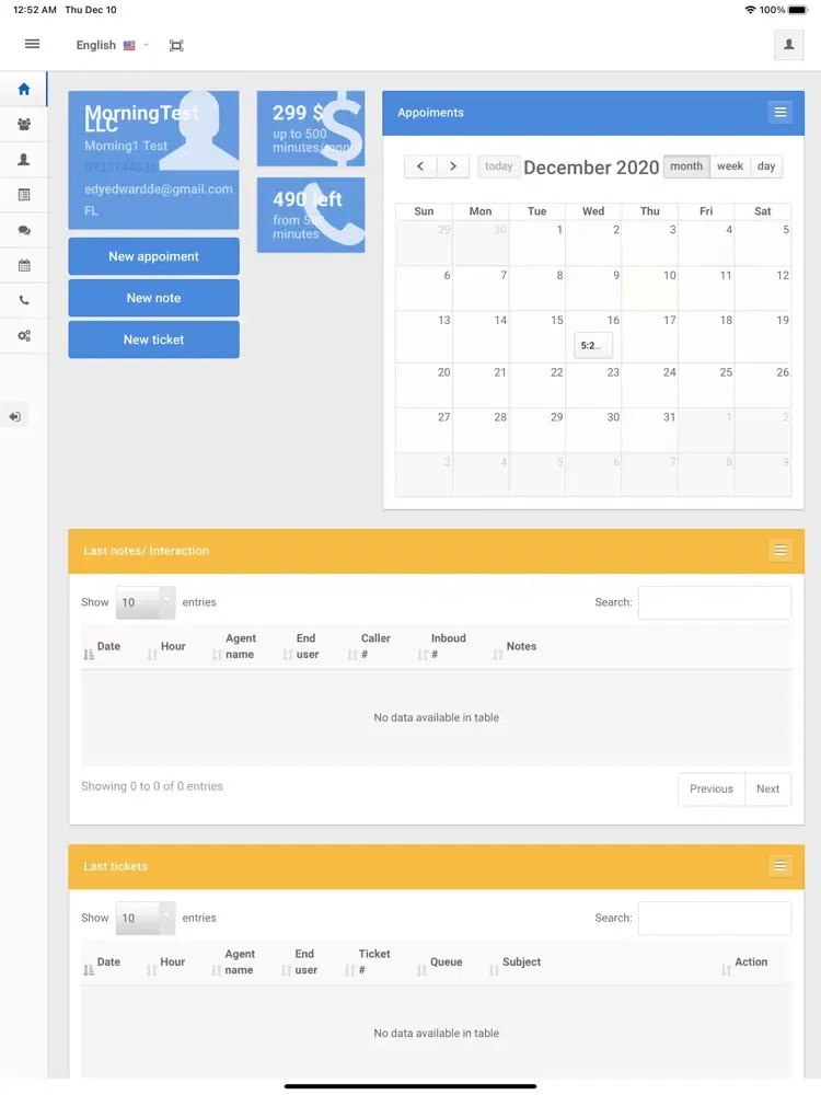 Zrzuty ekranu OnPoint Assistant iPad 