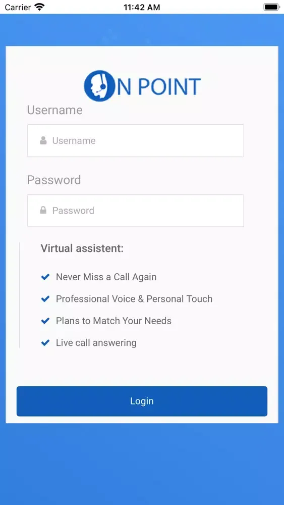 Zrzuty ekranu OnPoint Assistant