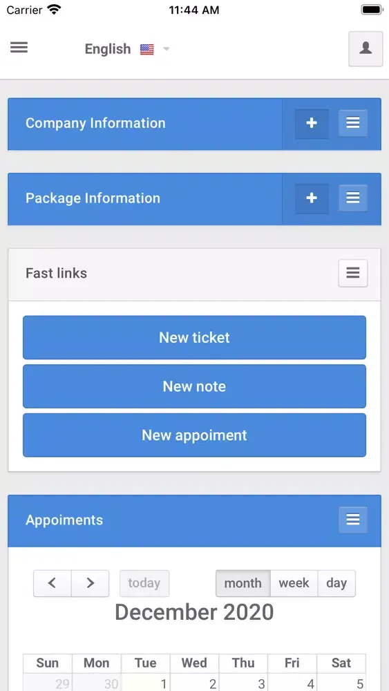 Zrzuty ekranu OnPoint Assistant