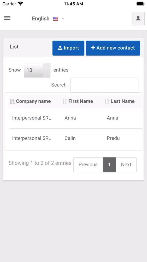 Zrzuty ekranu OnPoint Assistant