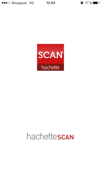Ảnh chụp màn hình của Hachette Scan