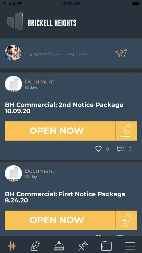 Brickell Heights App スクリーンショット