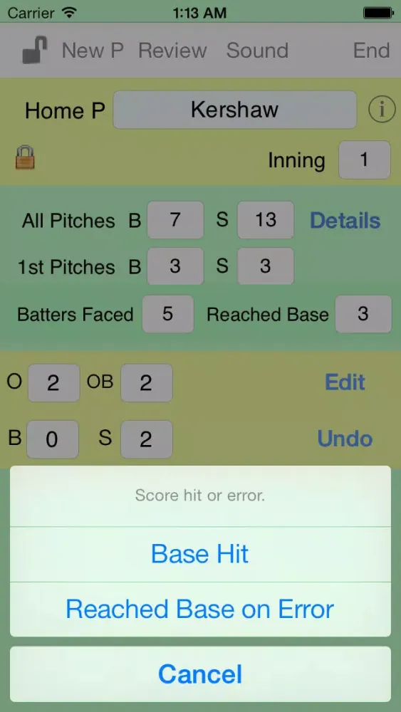 OnScreen Pitch Count應用截圖