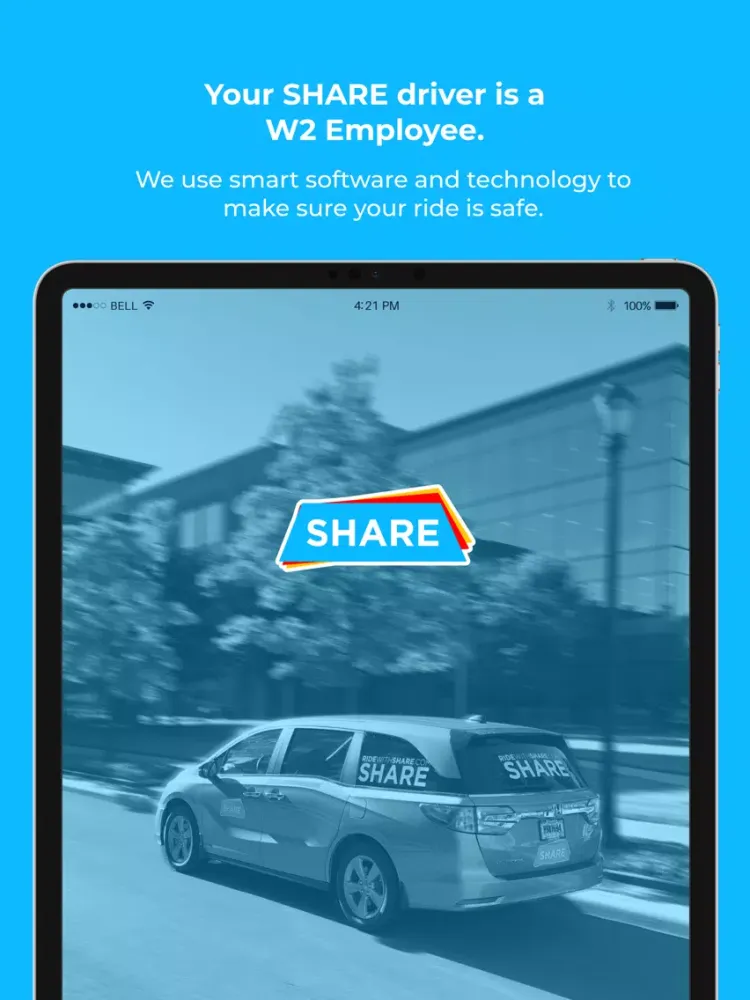 SHARE: Scheduled Mobility iPad  Ekran Görüntüleri