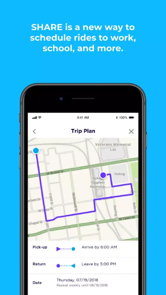 SHARE: Scheduled Mobility Ekran Görüntüleri