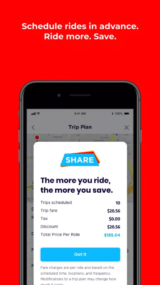 SHARE: Scheduled Mobility Ekran Görüntüleri
