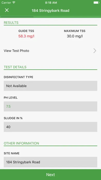 Onsite Management App (OMA) Screenshots