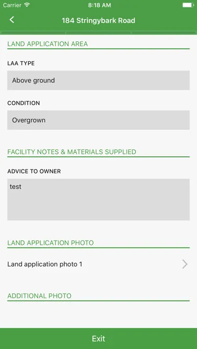 Onsite Management App (OMA) Screenshots