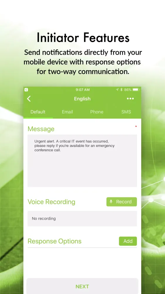 OnSolve MIR3 Screenshots