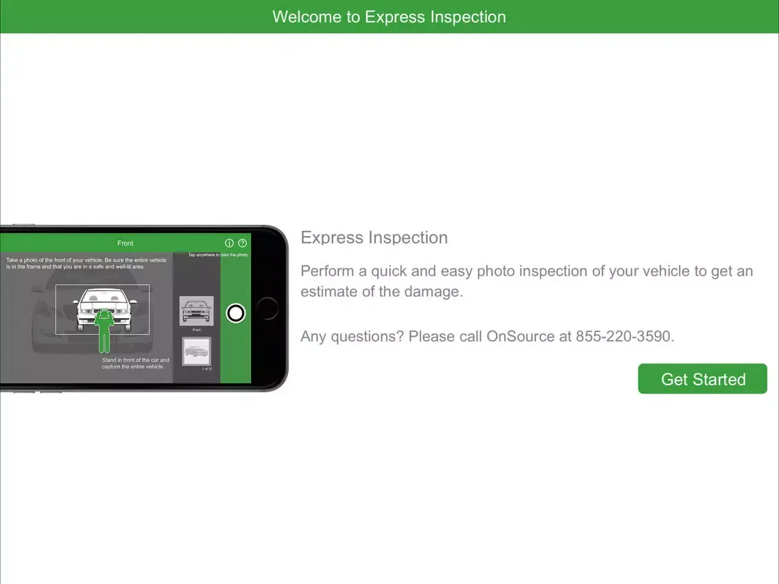 Acceptance Express Inspection iPad  스크린샷