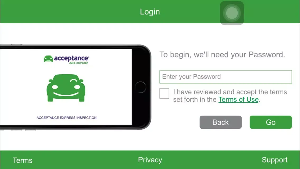 Acceptance Express Inspection 스크린샷