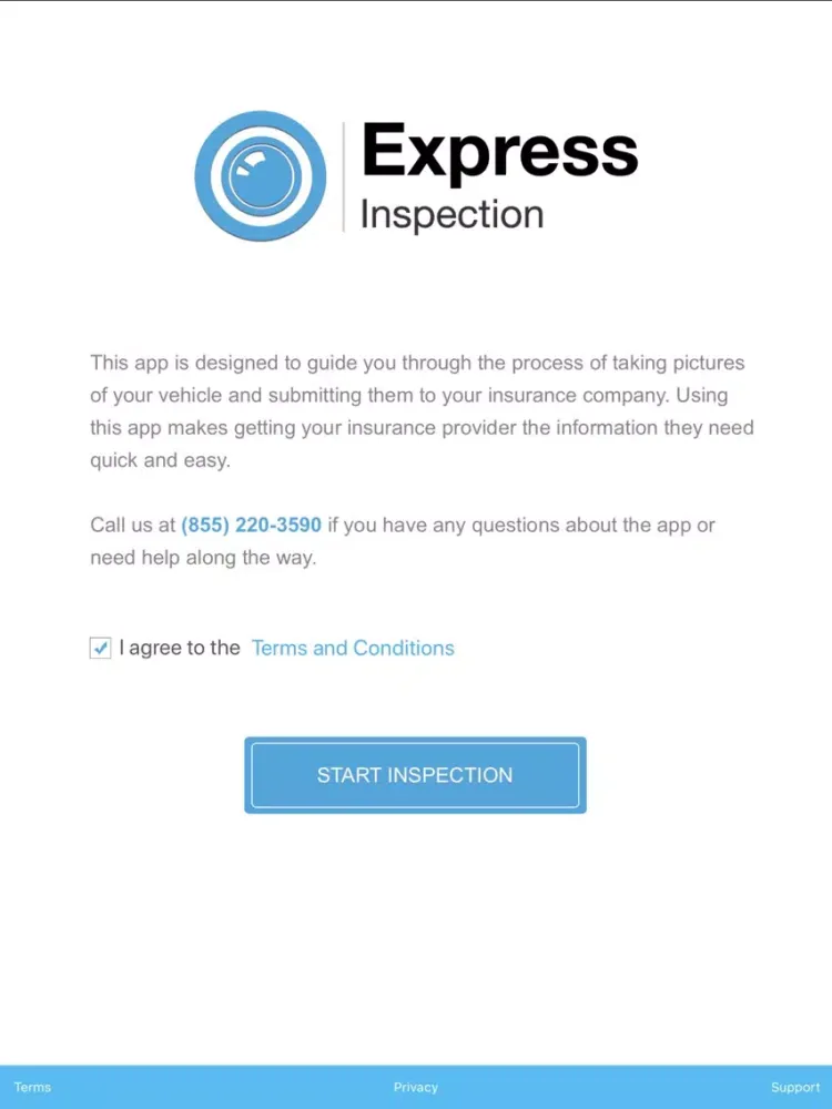 تصاویر Express Auto Inspection iPad 
