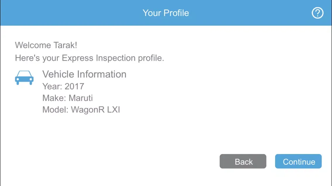 Express Vehicle Inspection 스크린샷