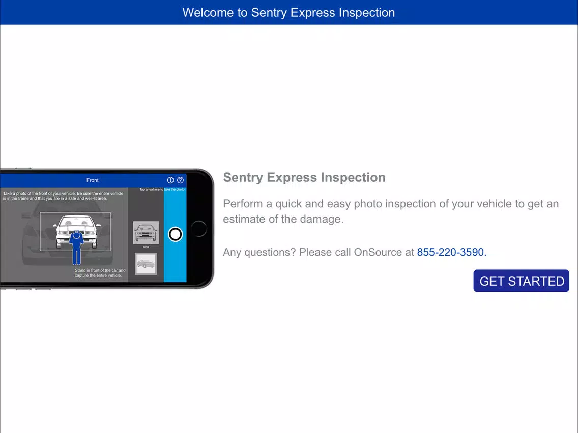 Sentry Express Inspection iPad 应用截图