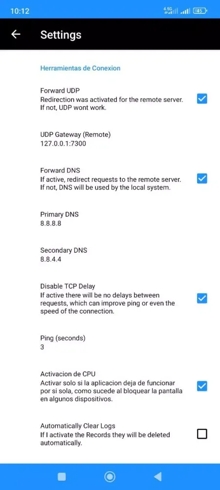 OnSpace VPN Screenshots