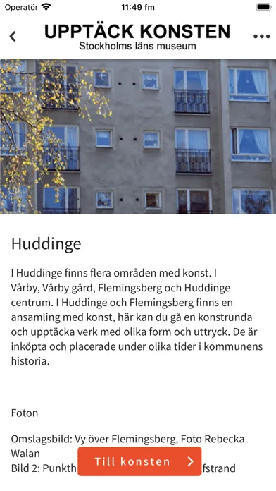 Screenshot di Upptäck Konsten