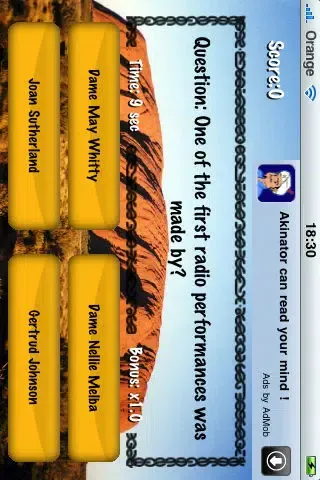 Скриншоты The Big Australian Quiz Lite