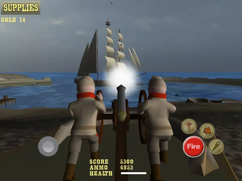AAA American Civil War Cannon Shooter : Defend the Reds or Blues and Win the War iPad  Screenshots
