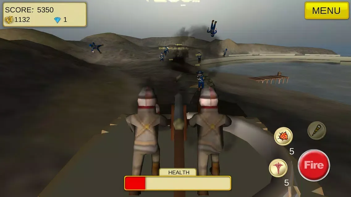 AAA American Civil War Cannon Shooter : Defend the Reds or Blues and Win the War Screenshots