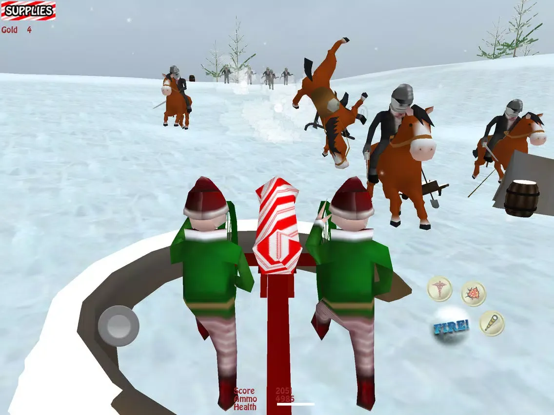 Capturas de tela do Aaargh! Santa vs Zombie Pirates iPad 
