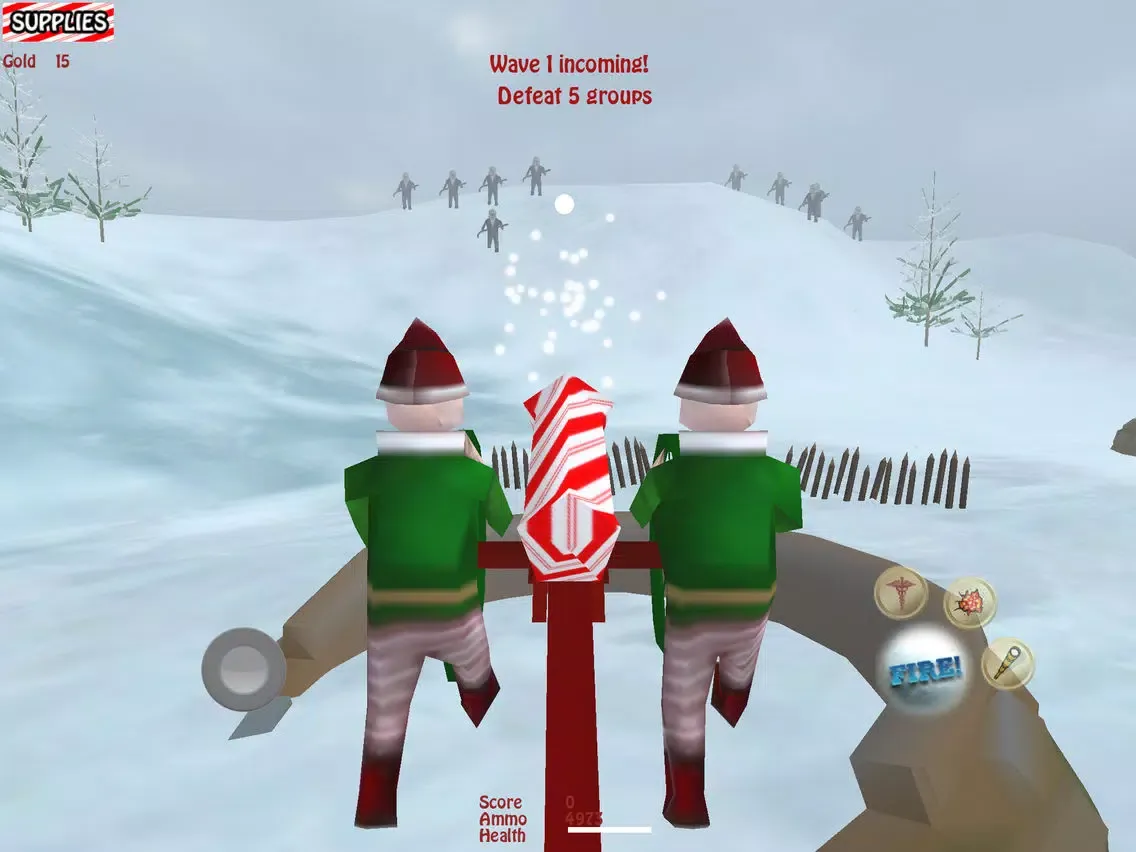 Capturas de tela do Aaargh! Santa vs Zombie Pirates iPad 